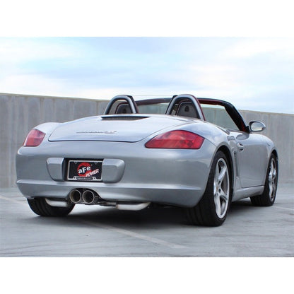 aFe ELITE 05-12 Porsche Boxster S (987.1-987.2) H6 3.4L 304SS Dual Cat-Back w/Dual Polished Tip Exht