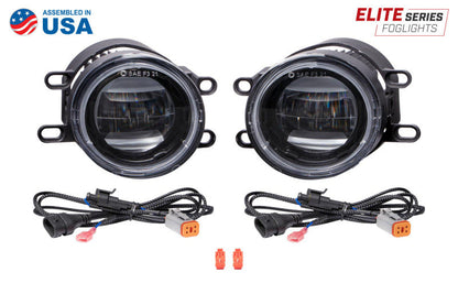 Diode Dynamics Elite Series Type B Fog Lamps - Yellow (Pair)