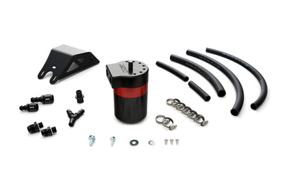 HPS Performance Aluminum Oil Catch Can Kit 2008-2014 Subaru Impreza WRX 2.5L Turbo, 860-004