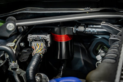HPS Performance Aluminum Oil Catch Can Kit 2008-2014 Subaru Impreza WRX 2.5L Turbo, 860-004