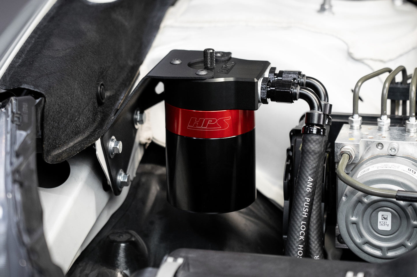 HPS Performance Aluminum Oil Catch Can Kit 2015-2019 Subaru Legacy 2.5L Non Turbo, 860-006