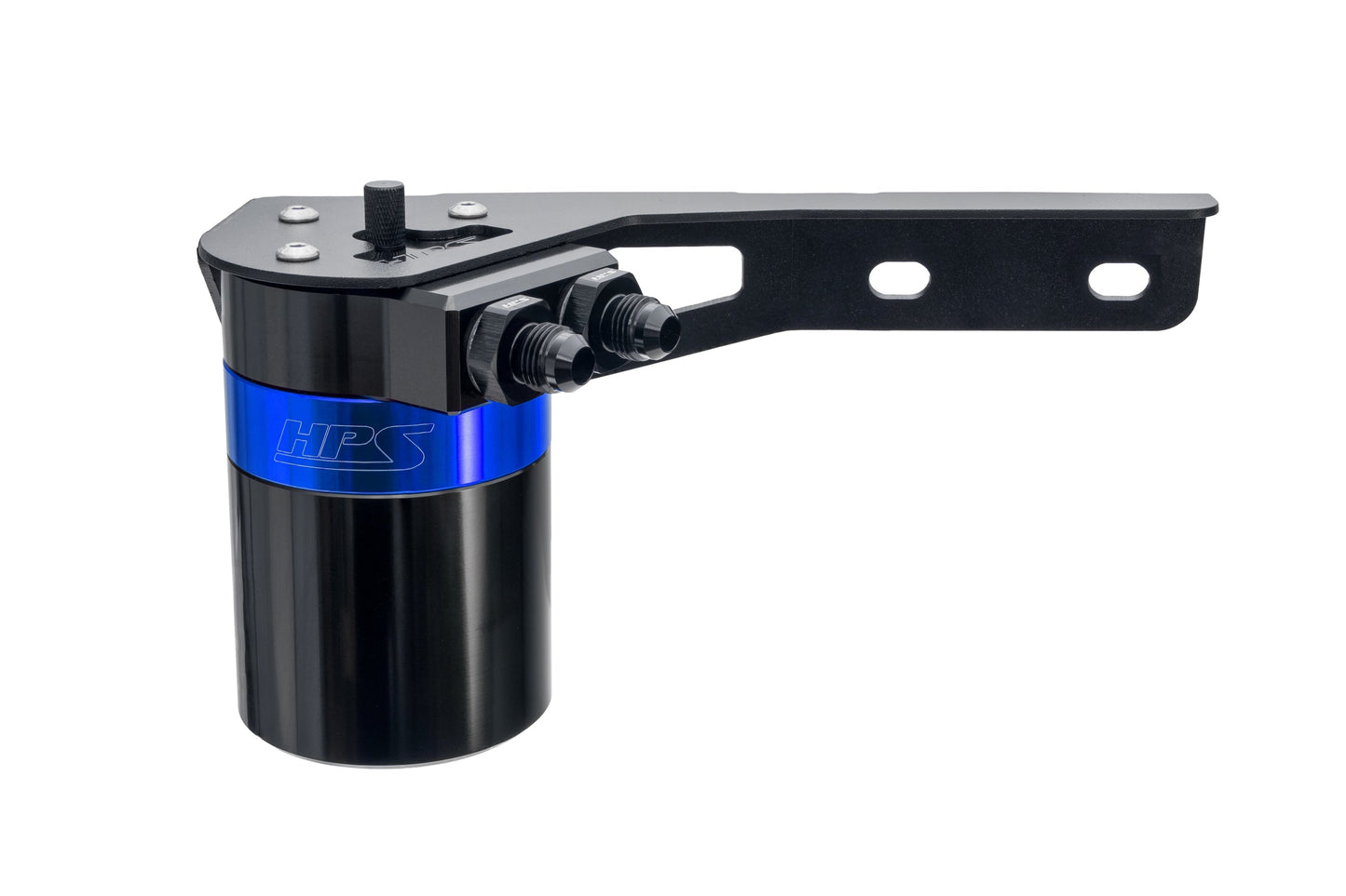 HPS Performance Aluminum Oil Catch Can Kit 2019-2025 Acura RDX 2.0L Turbo, Blue, 860-015BL
