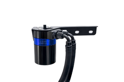 HPS Performance Aluminum Oil Catch Can Kit 2019-2025 Acura RDX 2.0L Turbo, Blue, 860-015BL