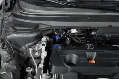 HPS Performance Aluminum Oil Catch Can Kit 2019-2025 Acura RDX 2.0L Turbo, Blue, 860-015BL