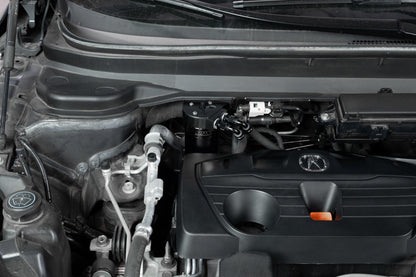 HPS Performance Aluminum Oil Catch Can Kit 2019-2025 Acura RDX 2.0L Turbo, Black, 860-015WB