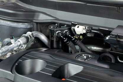 HPS Performance Aluminum Oil Catch Can Kit 2019-2025 Acura RDX 2.0L Turbo, Black, 860-015WB