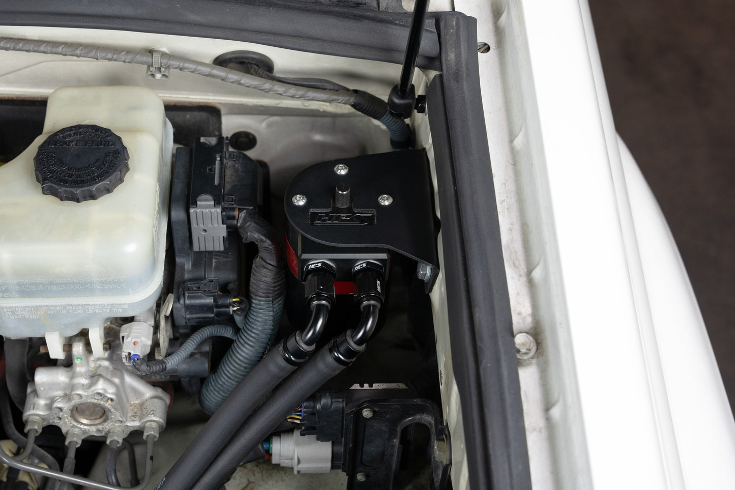 HPS Performance Aluminum Oil Catch Can Kit 2003-2009 Lexus GX470 4.7L V8, 860-019