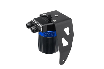 HPS Performance Aluminum Oil Catch Can Kit 2024-2025 Toyota Tacoma 2.4L Turbo, Blue, 860-032BL