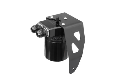 HPS Performance Aluminum Oil Catch Can Kit 2025-2026 Toyota 4Runner 2.4L Turbo, Black, 860-024WB