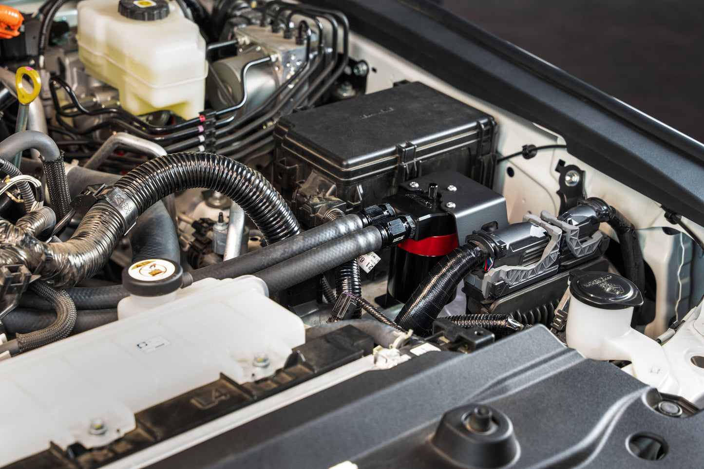 HPS Performance Aluminum Oil Catch Can Kit 2025-2026 Toyota 4Runner 2.4L Turbo, 860-024