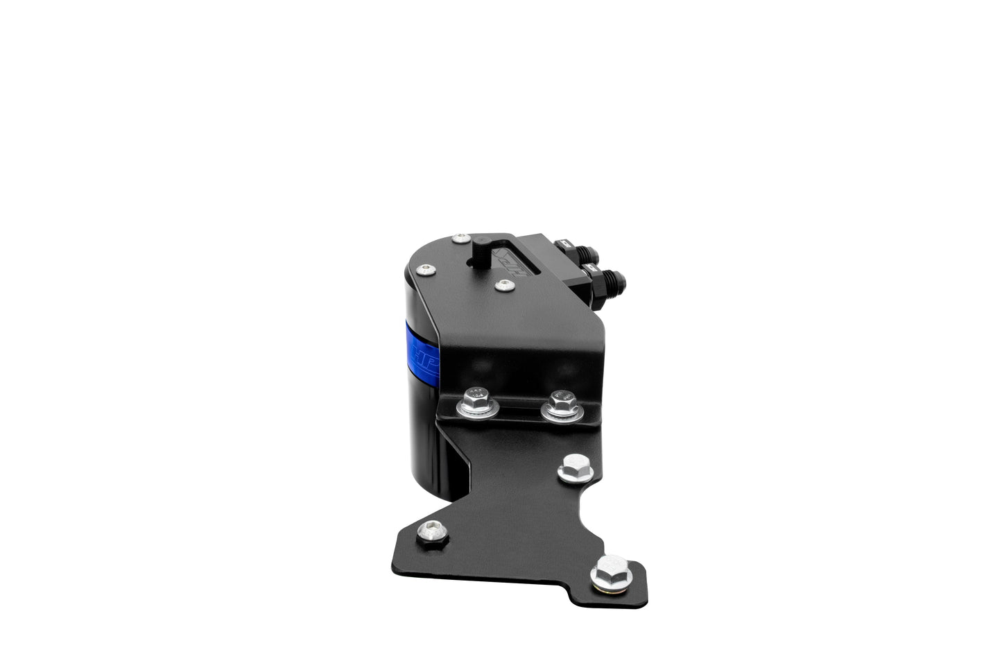 HPS Performance Aluminum Oil Catch Can Kit 2006-2013 Lexus IS250 2.5L V6, Blue, 860-025BL