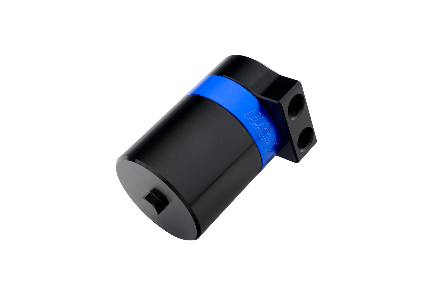 HPS Performance Aluminum Oil Catch Can Kit 2010-2015 Lexus IS250 C 2.5L V6, Blue, 860-025BL