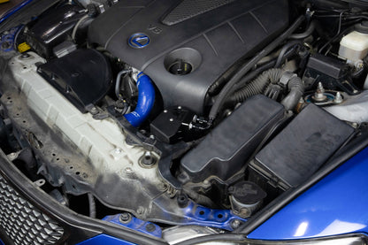 HPS Performance Aluminum Oil Catch Can Kit 2006-2013 Lexus IS250 2.5L V6, Black, 860-025WB