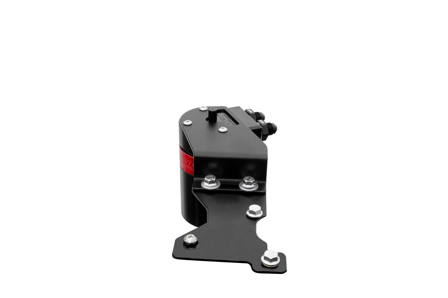 HPS Performance Aluminum Oil Catch Can Kit 2010-2015 Lexus IS250 C 2.5L V6, Red, 860-025