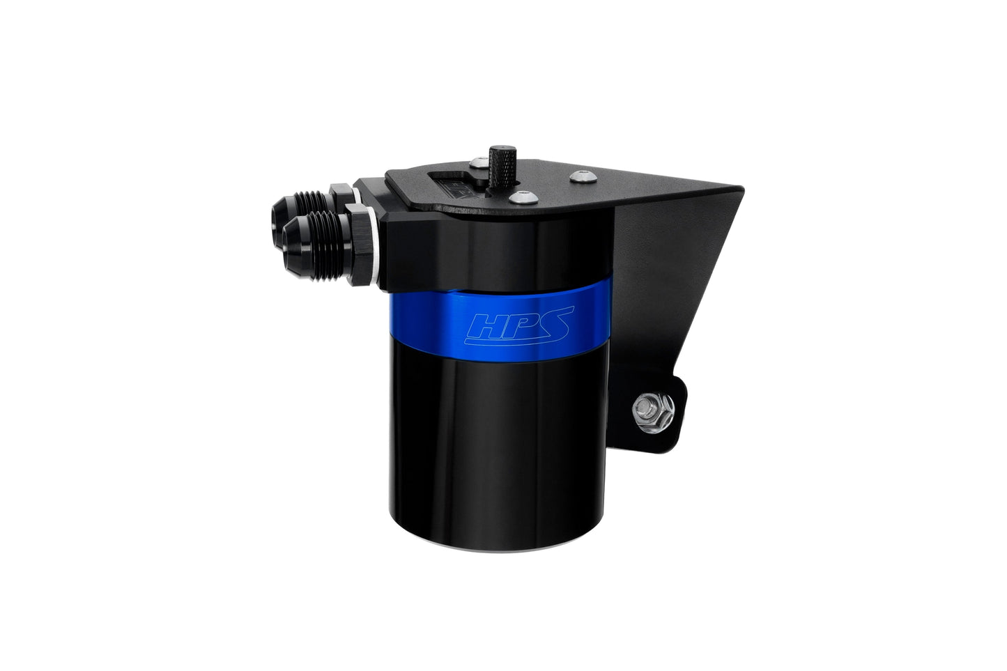 HPS Performance Aluminum Oil Catch Can Kit 2022-2025 Subaru BRZ 2.4L FA24D, Blue, 860-026BL