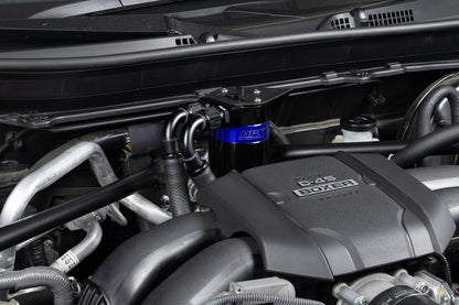 HPS Performance Aluminum Oil Catch Can Kit 2022-2025 Subaru BRZ 2.4L FA24D, Blue, 860-026BL