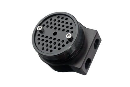 HPS Performance Aluminum Oil Catch Can Kit 2022-2025 Subaru BRZ 2.4L FA24D, Black, 860-026WB