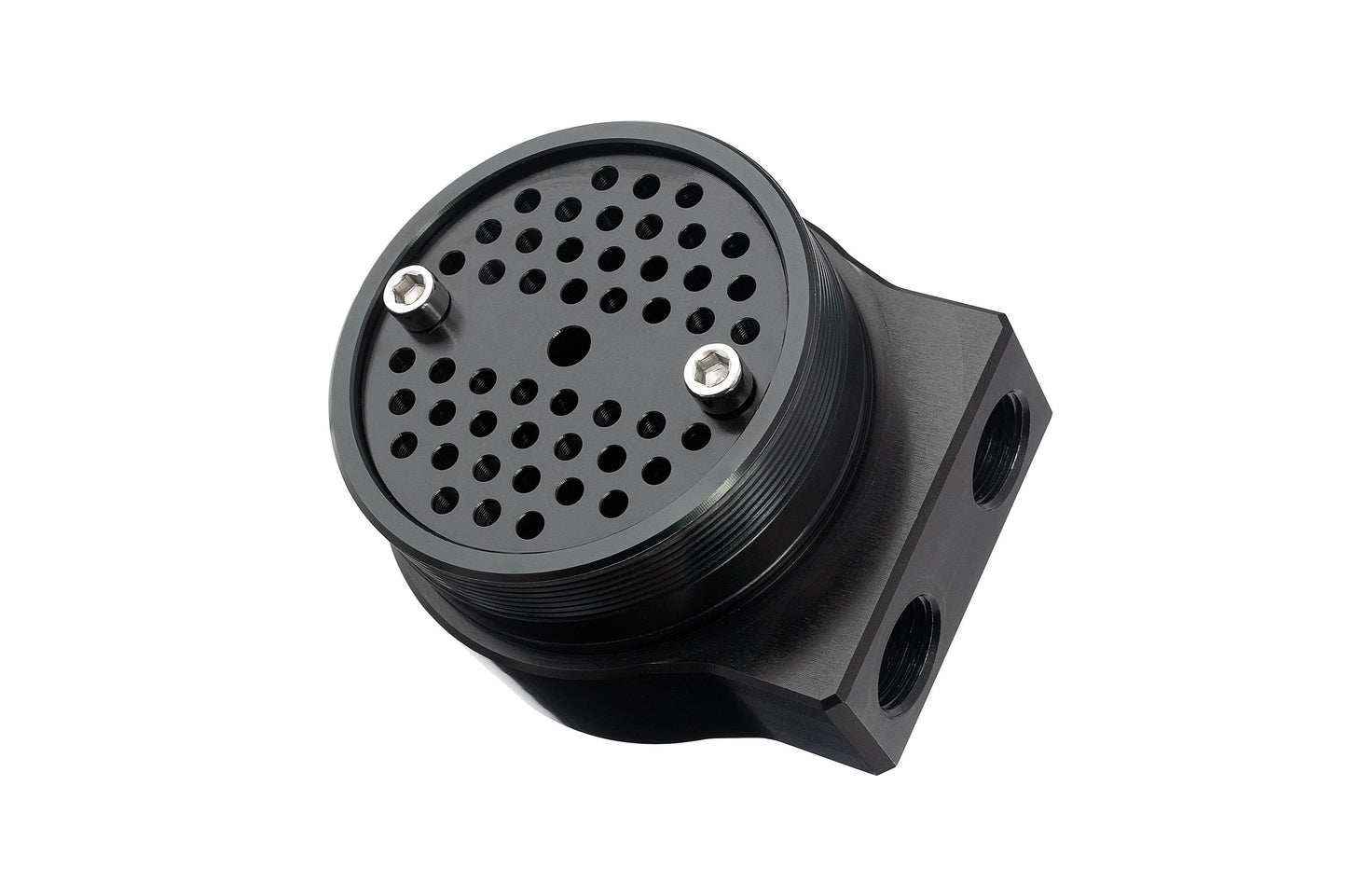 HPS Performance Aluminum Oil Catch Can Kit 2022-2025 Toyota GR86 2.4L FA24D, Black, 860-026WB
