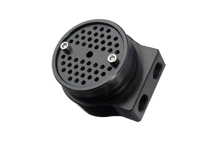 HPS Performance Aluminum Oil Catch Can Kit 2022-2025 Toyota GR86 2.4L FA24D, Black, 860-026WB