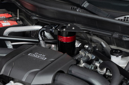 HPS Performance Aluminum Oil Catch Can Kit 2022-2025 Subaru BRZ 2.4L FA24D, 860-026