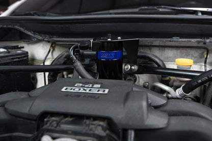 HPS Performance Aluminum Oil Catch Can Kit 2017-2020 Toyota 86 2.0L FA20, Blue, 860-030BL