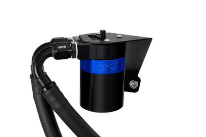 HPS Performance Aluminum Oil Catch Can Kit 2013-2020 Subaru BRZ 2.0L FA20D, Blue, 860-030BL
