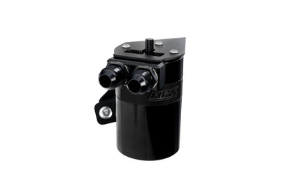 HPS Performance Aluminum Oil Catch Can Kit 2017-2020 Toyota 86 2.0L FA20, Black, 860-030WB