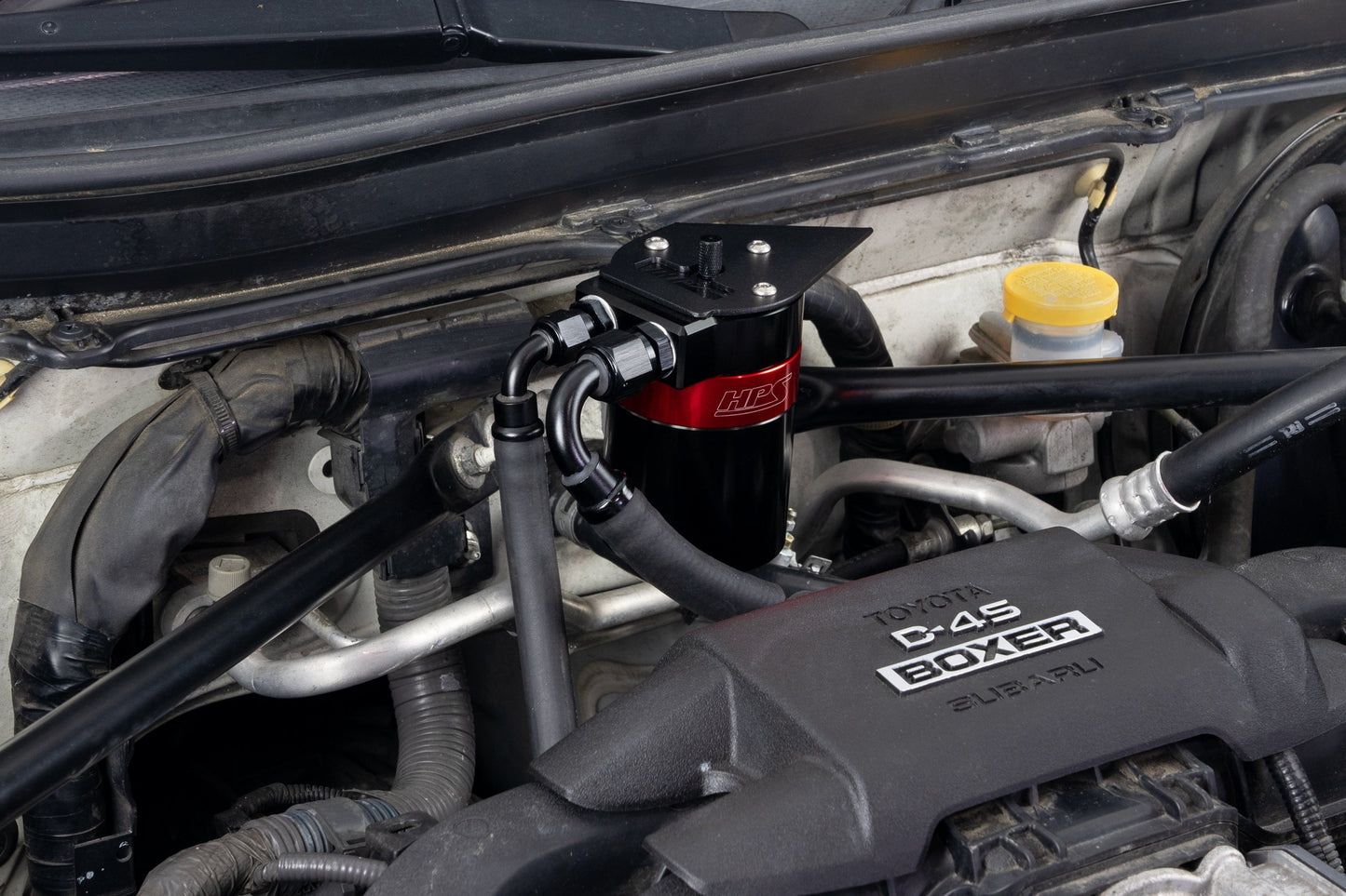 HPS Performance Aluminum Oil Catch Can Kit 2013-2016 Scion FRS, 860-030