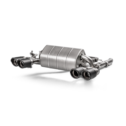 Akrapovič Slip-On Line Exhaust (Titanium) w/Carbon Tips - 2018+ BMW M2 Competition/M2 CS (F87N)
