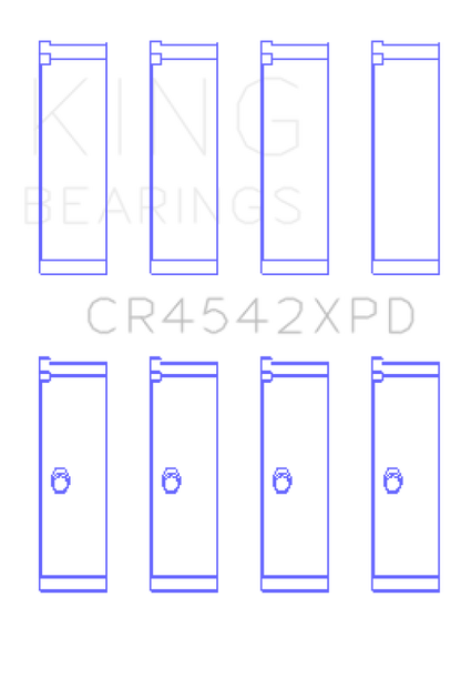 King Honda K-Series 2.0L/2.4 LXP Tri-Metal Performance Connecting Rod Bearing (Set of 4) - Size STDX
