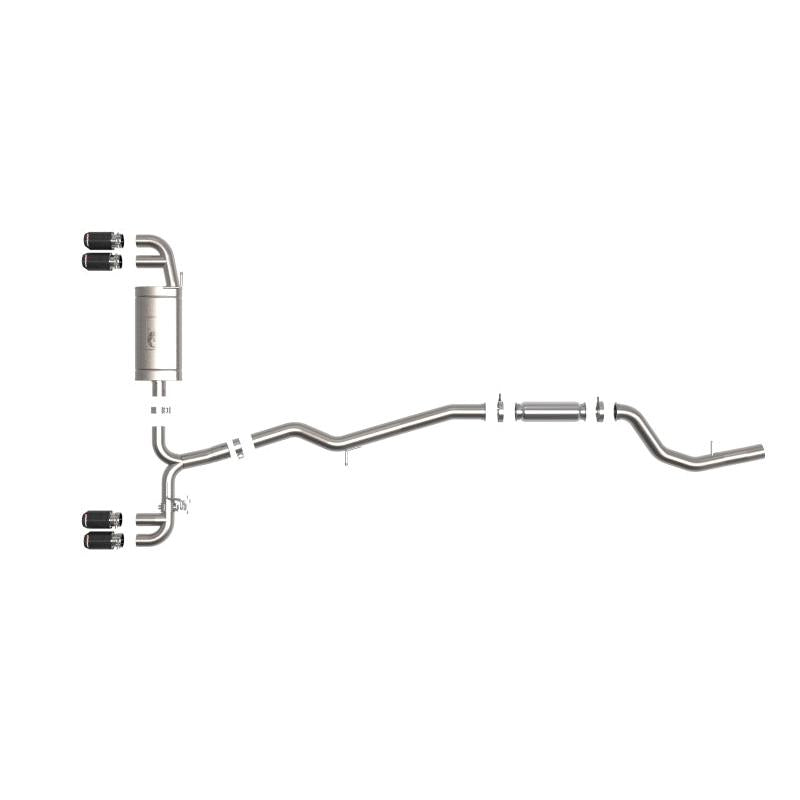 aFe 19-24 BMW Z4 M40i (G29) B58 Turbo MACH Force-Xp 3in to 2-1/2in SS CB Exhaust System - Carbon