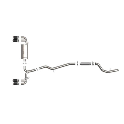 aFe 19-24 BMW Z4 M40i (G29) B58 Turbo MACH Force-Xp 3in to 2-1/2in SS CB Exhaust System - Carbon