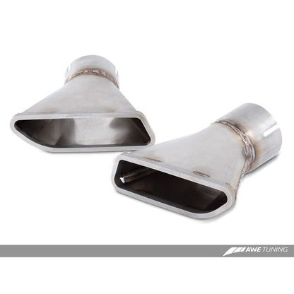 AWE Tuning McLaren MP4-12C Performance Exhaust - Machined Tips