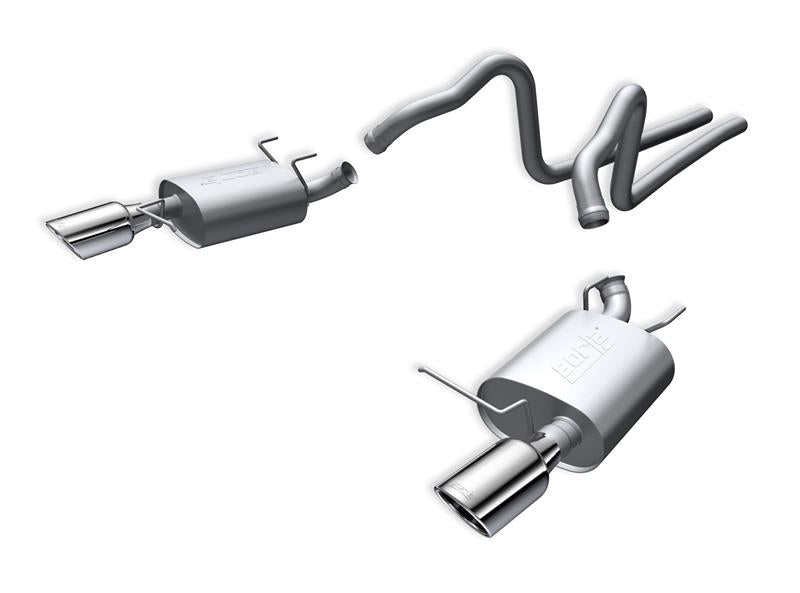 Borla 2011 Ford Mustang 3.7L 6cyl 6spd RWD SS S-Type Catback Exhaust