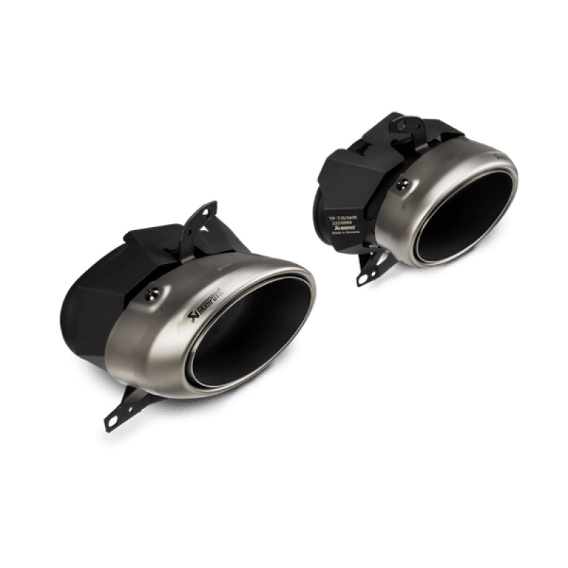 Akrapovič Tail Pipe Set (Titanium) - 2020+ Porsche 911 Turbo/Turbo S (992)