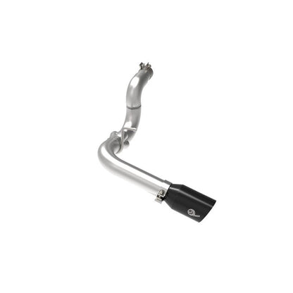 aFe 20-21 Jeep Wrangler Large Bore-HD 3in 304 Stainless Steel DPF-Back Exhaust System - Black Tip
