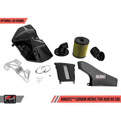 AWE Tuning Audi B9 SQ5 3.0T AirGate Carbon Fiber Intake w/ Lid