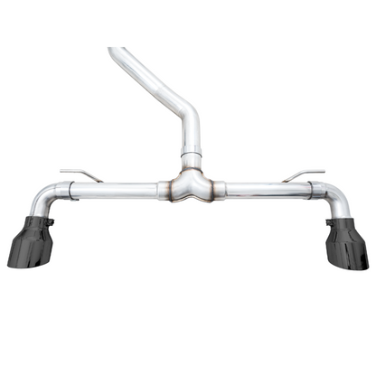 AWE 2022+ Volkswagen GTI MK8 Track Edition Exhaust - Diamond Black Tips
