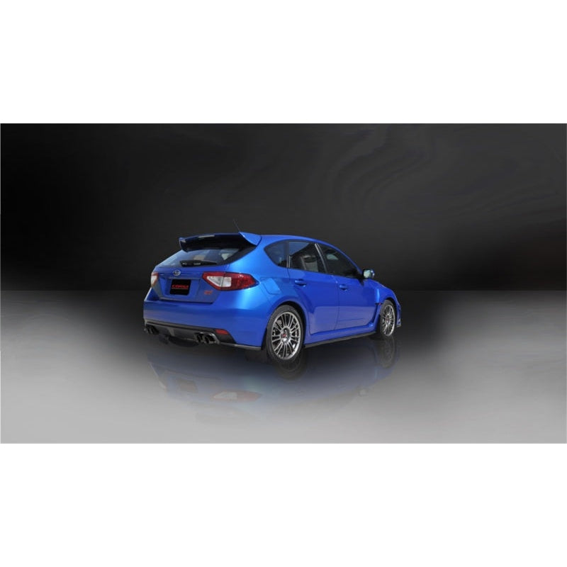 Corsa 08-13 Subaru Impreza Hatchback STI 2.5L Turbo Manual Black Sport Cat-Back Exhaust