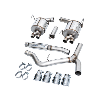 AWE Tuning 2022+ VB Subaru WRX Touring Edition Exhaust - Chrome Silver Tips