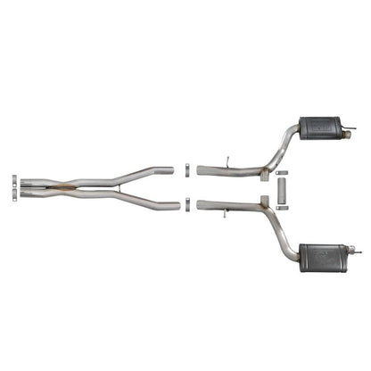 aFe MACH Force-Xp 304 SS Cat-Back Exhaust 15-16 Dodge Challenger V8-5.7L