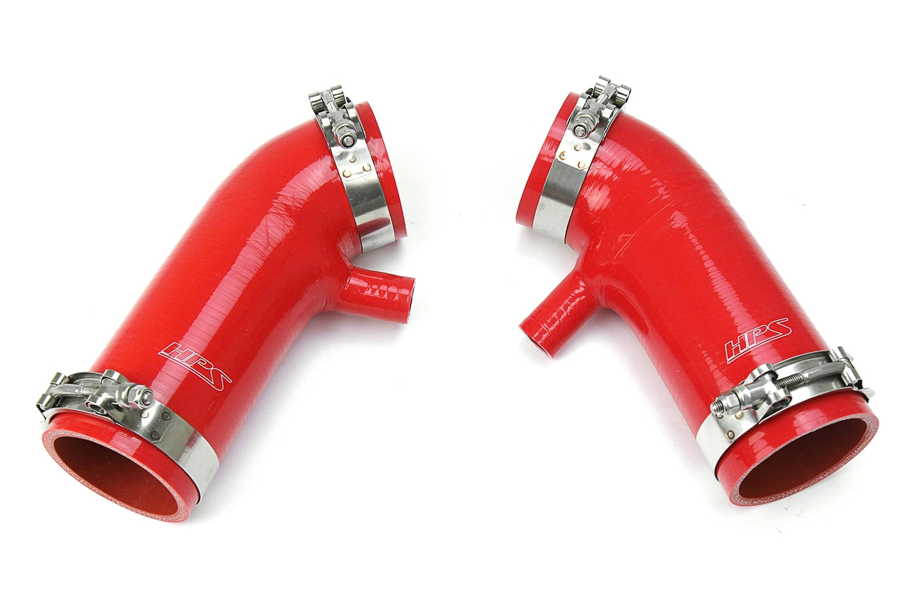 HPS Red Silicone Air Intake Kit Post MAF Hose 2007-2008 Infiniti G35 Sedan 3.5L VQ35HR 87-68426-RED