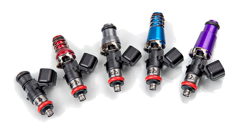 Injector Dynamics 1700cc Injectors - 48mm Length - Mach Top to 11mm - S2000 Low Config (Set of 4)