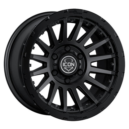 ICON Recon Pro 18x9 6 x 5.5 25mm Offset 6in BS 95.1mm Bore Satin Black Wheel