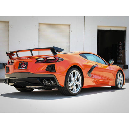 aFe MACH Force-Xp 3in to 2-1/2in 304SS Cat-Back 2020 Chevy Corvette (C8) 6.2L - Polished Tip