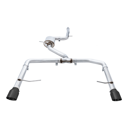 AWE Tuning 18-21 Volkswagen Jetta GLI Mk7 Track Exhaust - Diamond Black Tips (Fits High-Flow DP)