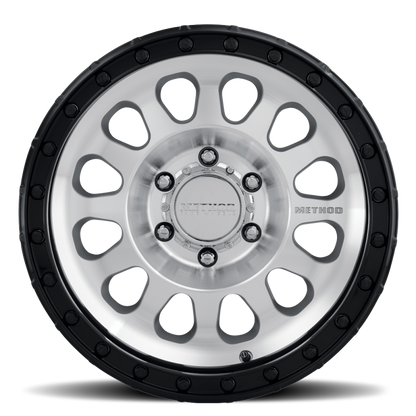Method MR315 18x9 +18mm Offset 8x6.5 130.81mm CB Machined Wheel - Gloss Black Lip