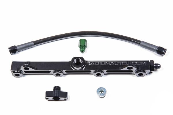 Radium Engineering 07-14 Mustang GT S197 Fuel Rail Plumbing Kit