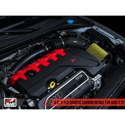 AWE Tuning Audi RS3 / TT RS S-FLO Shortie Carbon Fiber Intake