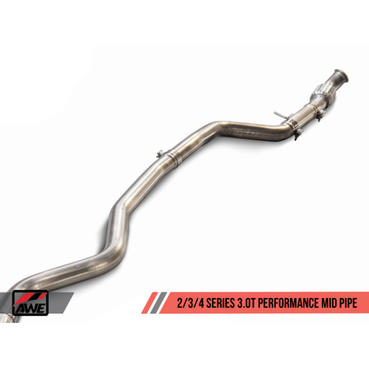 AWE Tuning BMW F22 M240i Performance Mid Pipe